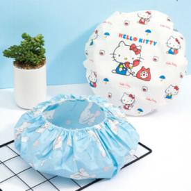 名创优品（MINISO)Sanrio防水卡通浴帽防尘防水防油烟3个旅行便携装