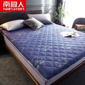 南极人NanJiren 床垫床褥家纺 加厚可折叠榻榻米床垫 1.5米床双人学生褥...